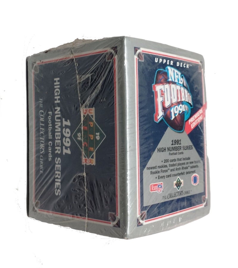 أبير ديك صندوق سلسلة الأرقام العالية لكرة القدم NFL لعام 1991 من Upper Deck - Image 3